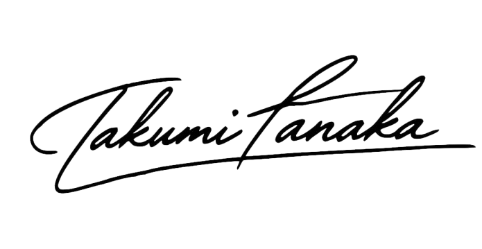 Signature of Takumi Tanaka